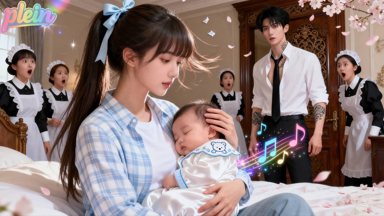 Fils du PDG s'endort dans les bras de la nounou 😴