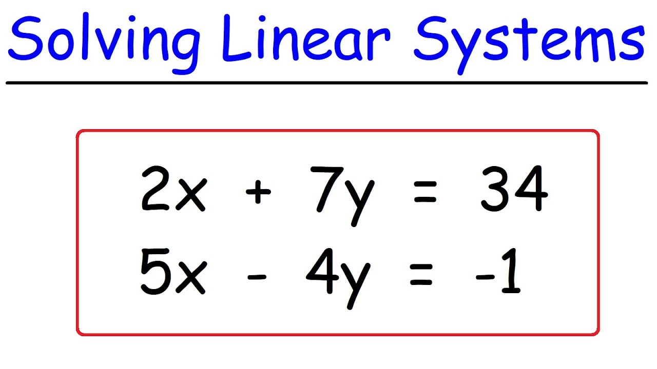 Solve Linear Systems with Substitution 🚀 Without Fractions!
