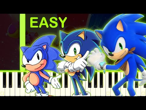 🎶 All Sonic Cartoon Theme Songs on Piano – Easy Tutorials for Fans