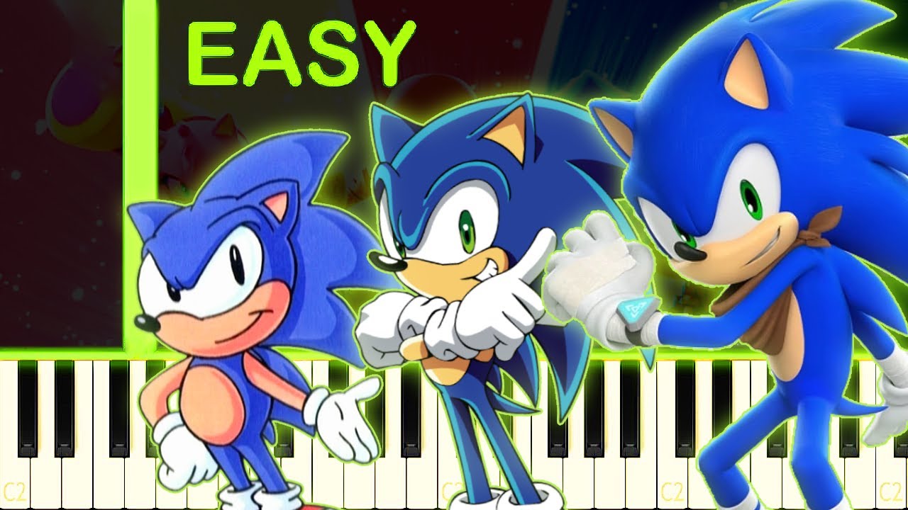 🎶 All Sonic Cartoon Theme Songs on Piano – Easy Tutorials for Fans