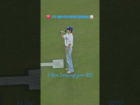 It's Time for Dodger Baseball #bts #v #itfdb #dodgers ⚾️