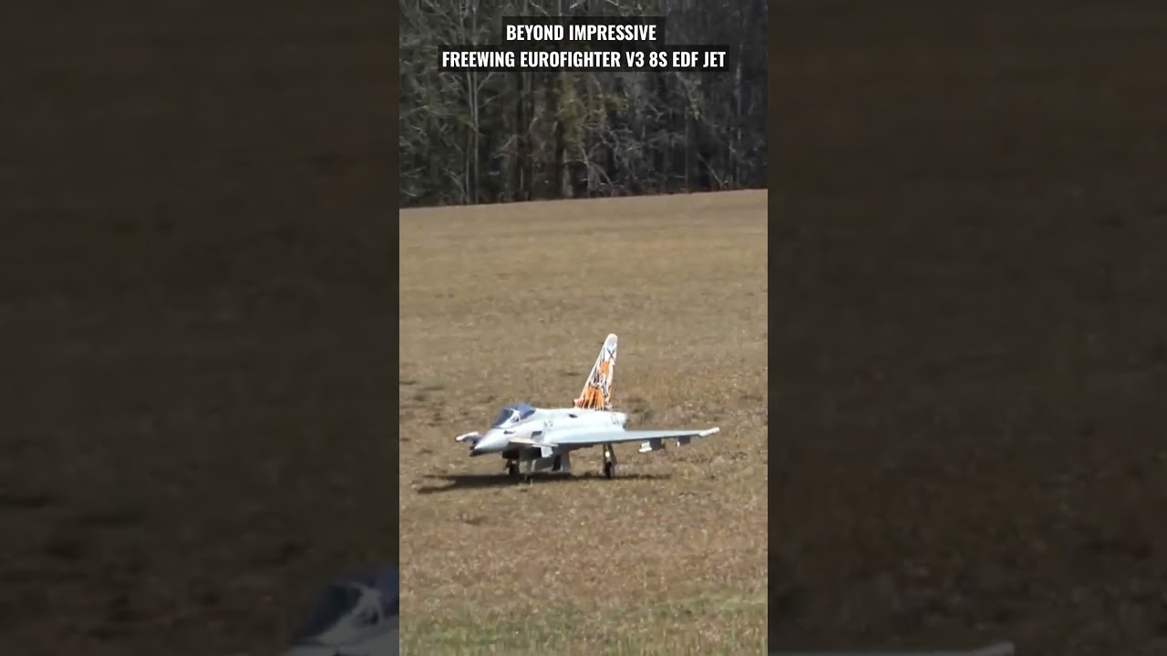 🚀 Unmatched Power & Speed! Freewing Eurofighter Typhoon V3 90mm EDF Jet in Action