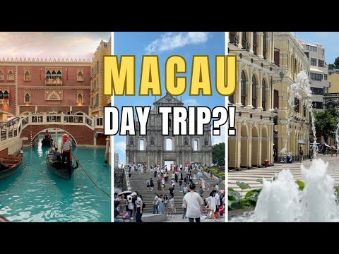 How to Visit MACAU in 1 Day (EASY Travel Guide from HONG KONG)