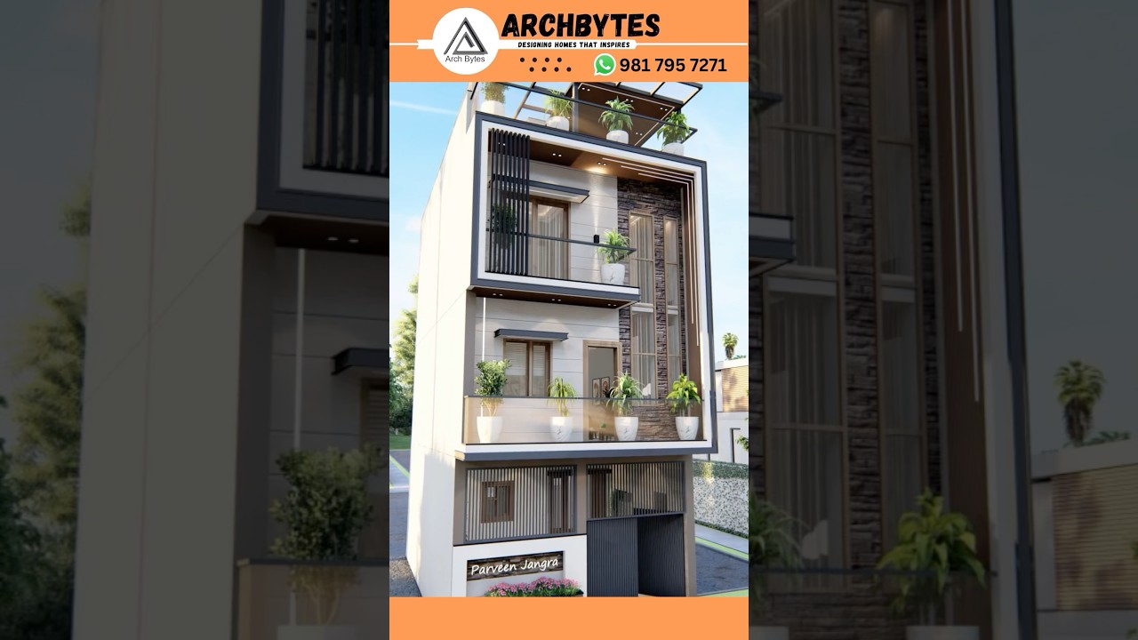 20x30 Feet House Design | 3d #interiordesign #housedesign #trending #shorts #archbytes