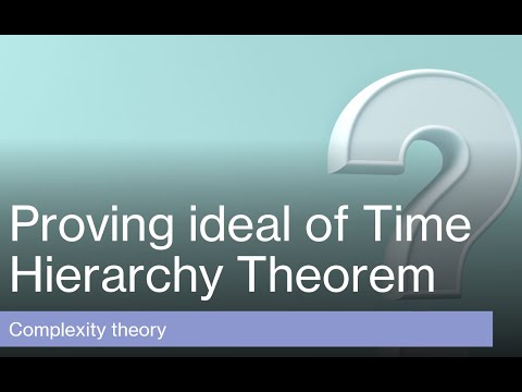 Proving idea of Time Hierarchy Theorem