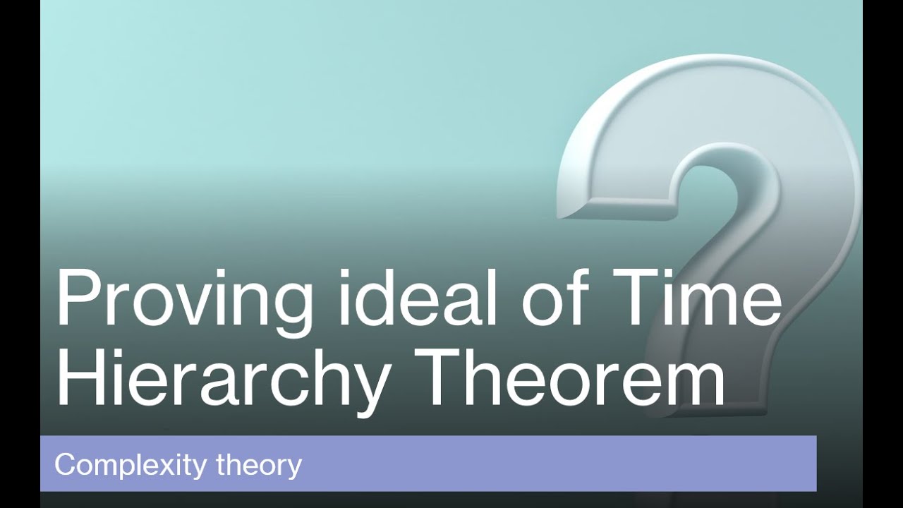 Understanding the Time Hierarchy Theorem: Key Concepts and Proof Ideas 📚