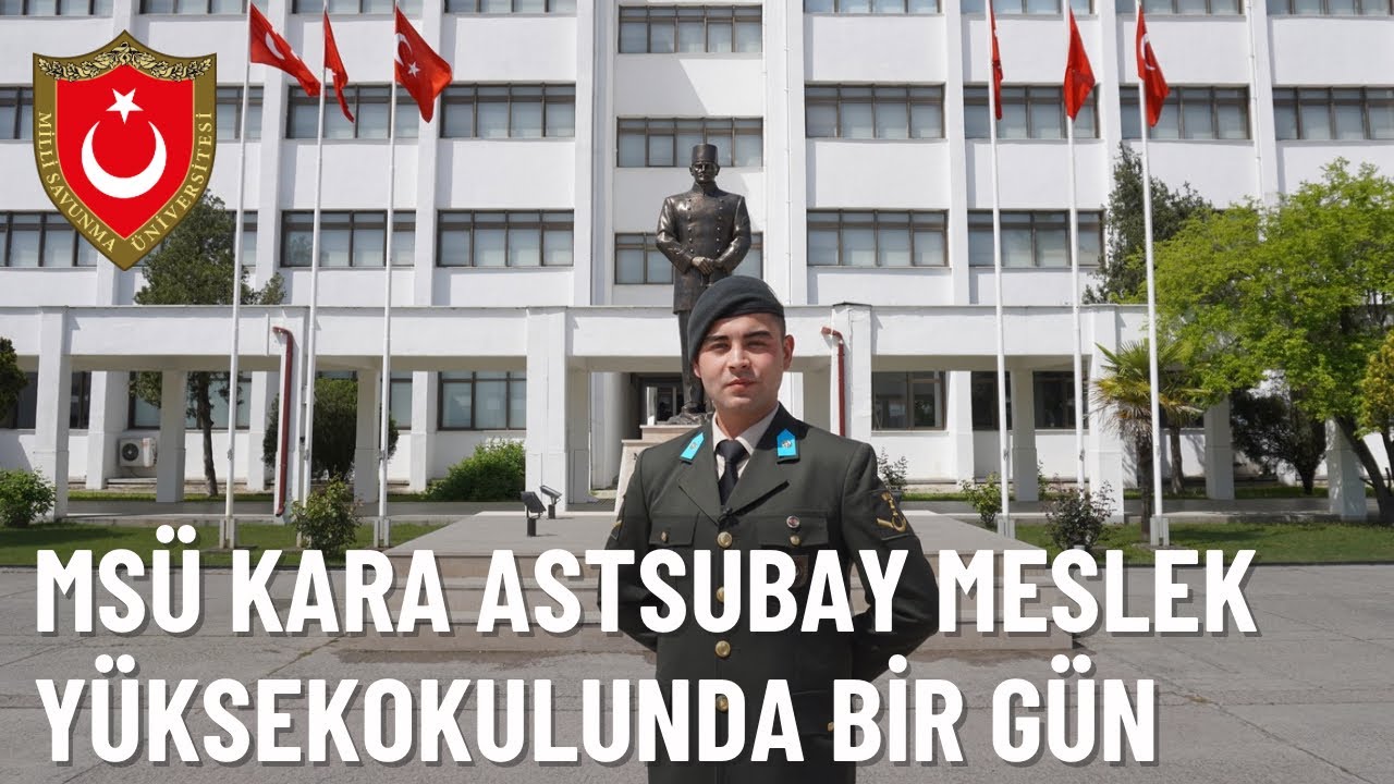 MSÜ Kara Astsubay Yüksekokulunda Bir Gün 🏫