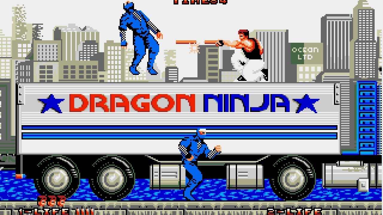 Bad Dudes vs. DragonNinja Amiga Longplay 🎮
