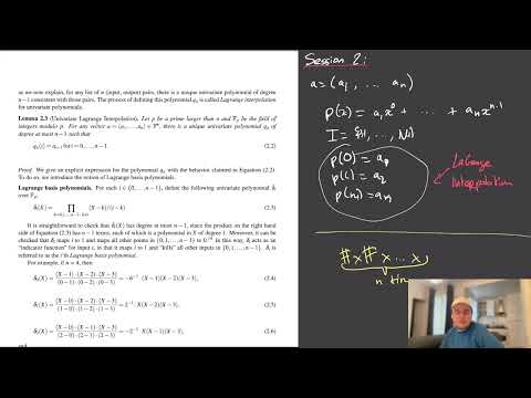 Study with me: Proofs Arguments and Zero knowledge by Justin Taylor: Chapter 3