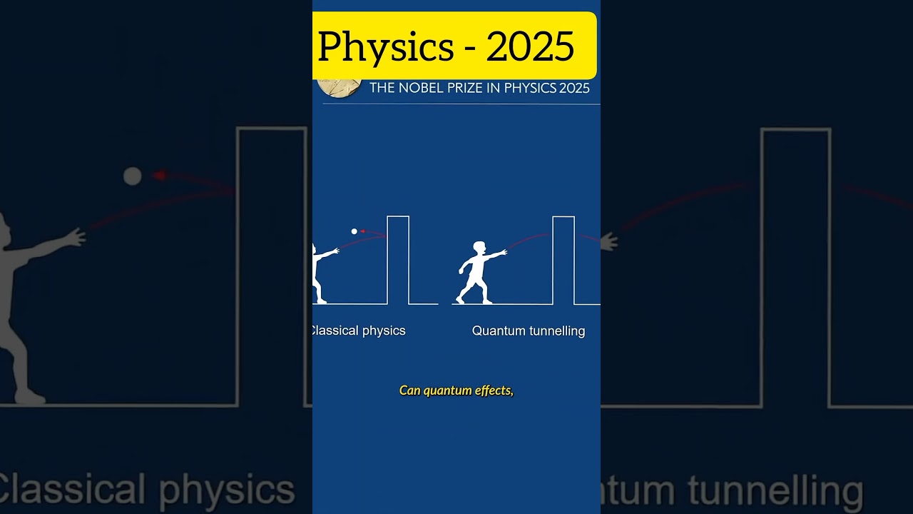 Nobel Prize 2025 in Physics Awarded for Breakthrough in Macroscopic Quantum Phenomena 🏅