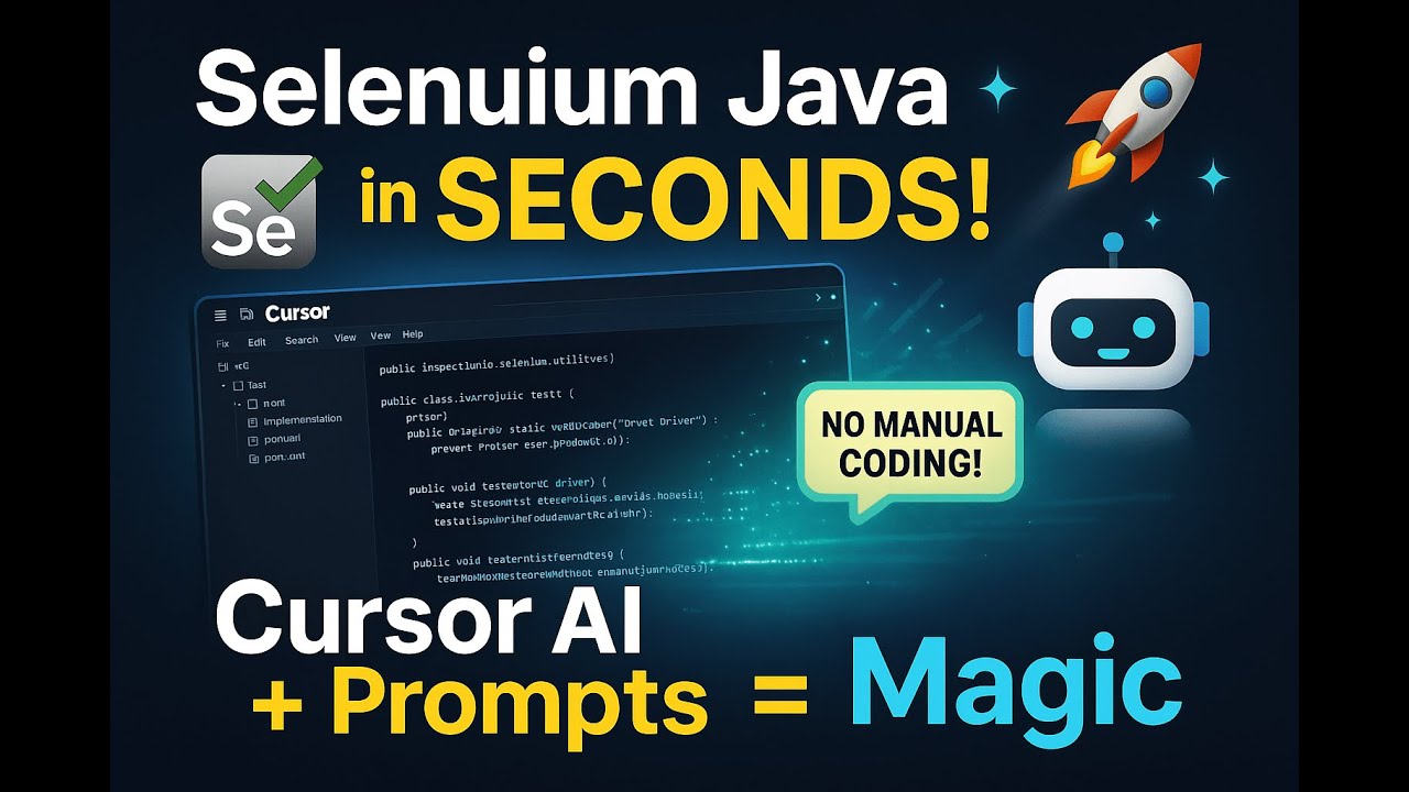 Cursor AI Editor (Vibe Coding) for Selenium Projects 🚀