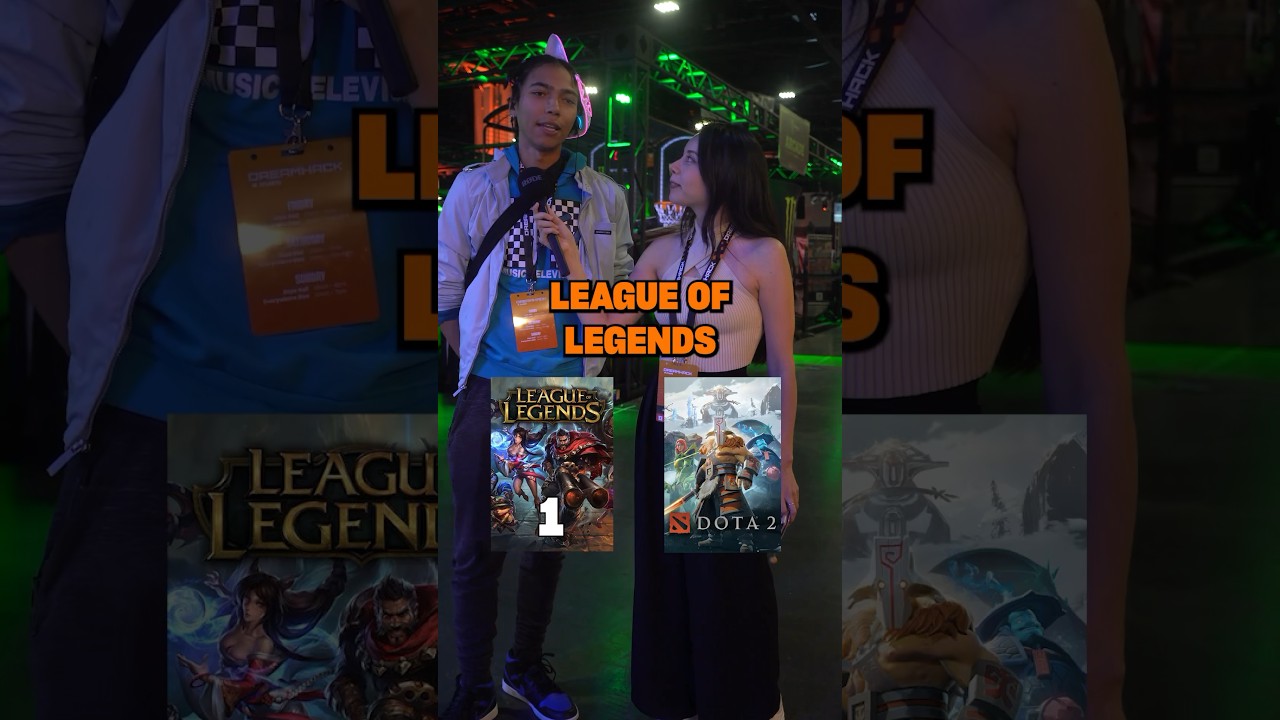 LoL vs Dota 2 at DreamHack 🎮