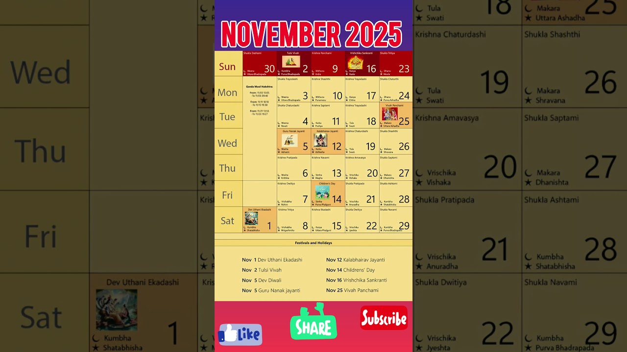 November 2025 Calendar: Your Complete Monthly Planner 📅