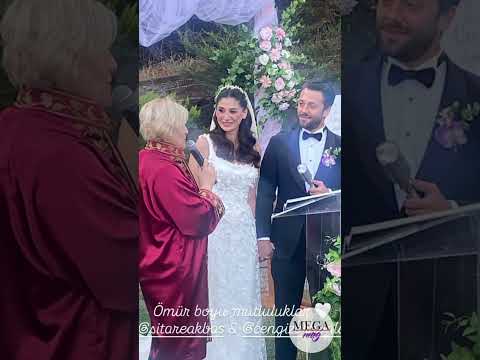 14 yıllık arkadaşlık aşka dönüştü! Sitare Akbaş ile Cengiz Orhonlu evlendi...