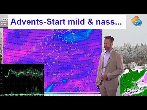 Wetter im Südosten: Schnee, dann Milder & Nass bis Advent ❄️