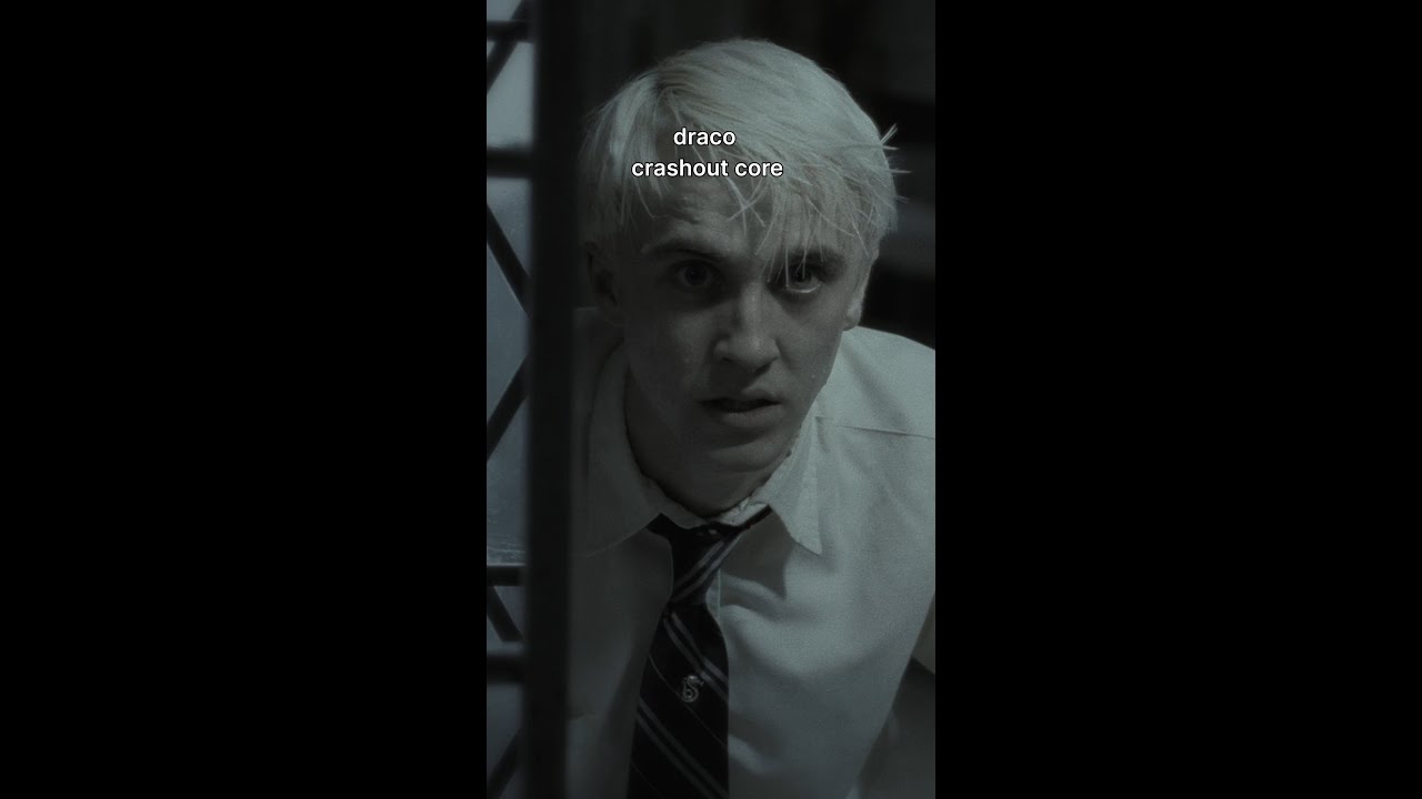 Draco crashing out #HarryPotter #DracoMalfoy