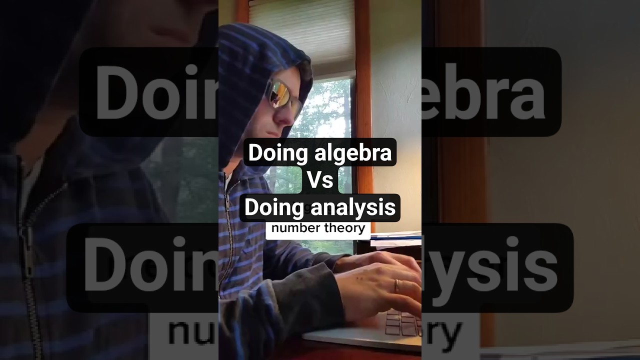 Comparing Algebra and Analysis in Mathematics