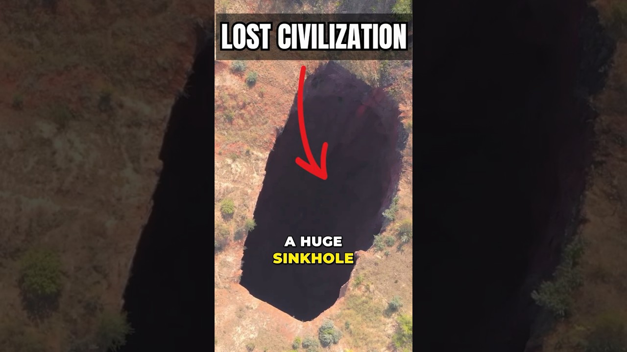 Sinkhole Uncovers Ancient Lost Civilization π