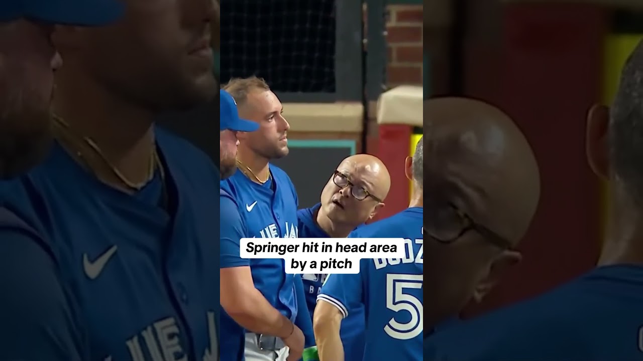 Blue Jays' George Springer Hit in the Head by Pitch — Updates on His Condition ⚾️
