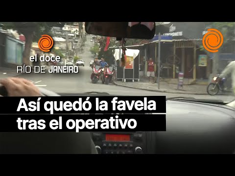 TENSIÓN en Alemão, la favela de Río de Janeiro donde policías y narcos se enfrentaron