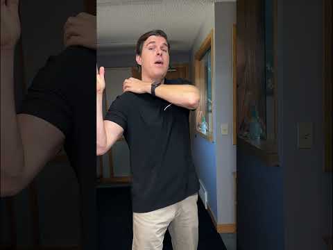 Quick Upper Shoulder Pain Relief Exercise #Shorts