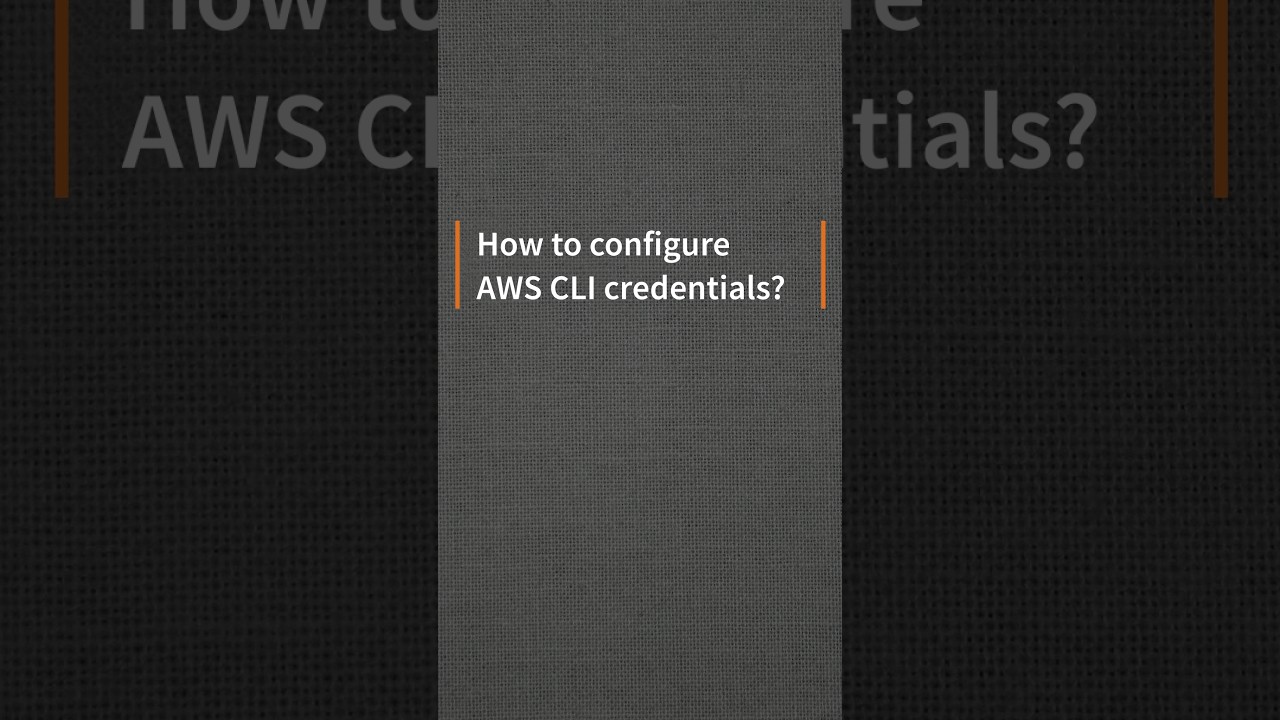 Quick Guide: Set Up AWS CLI Credentials in Minutes 🔑