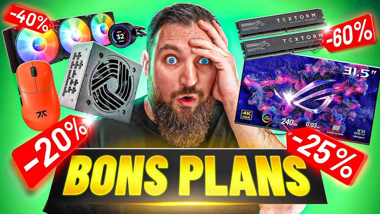 RAM DDR4 et SSD en SOLDES !! - BONS PLANS SETUP & PC GAMER