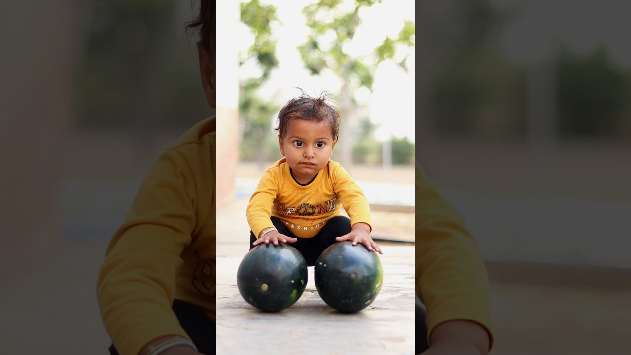 Epic Watermelon Challenge with Family ๐ โ Hilarious Moments & Pranks!
