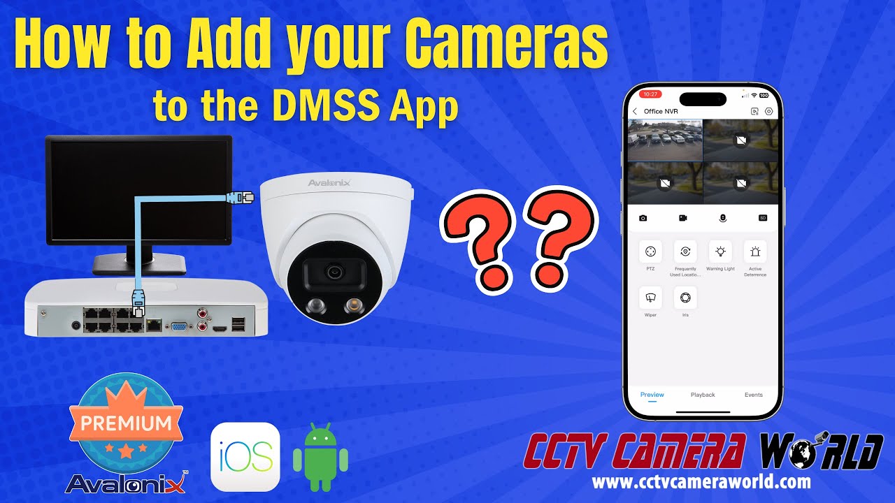 Add Premium Series Cameras to DMSS App 📷