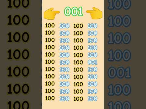 100 ki bhid mai 001 #facts #puzzle #maths