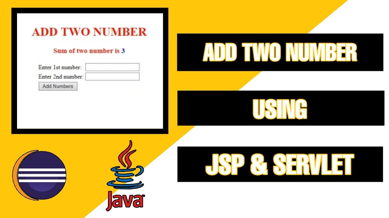 JSP & Servlet: Adding Two Numbers Explained