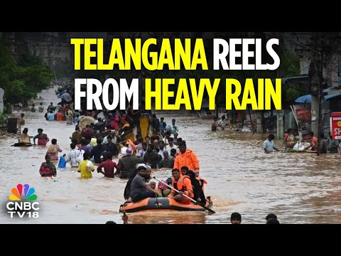 Heavy Rainfall Triggers Flash Floods In Telangana | Telangana Rain News | N18V