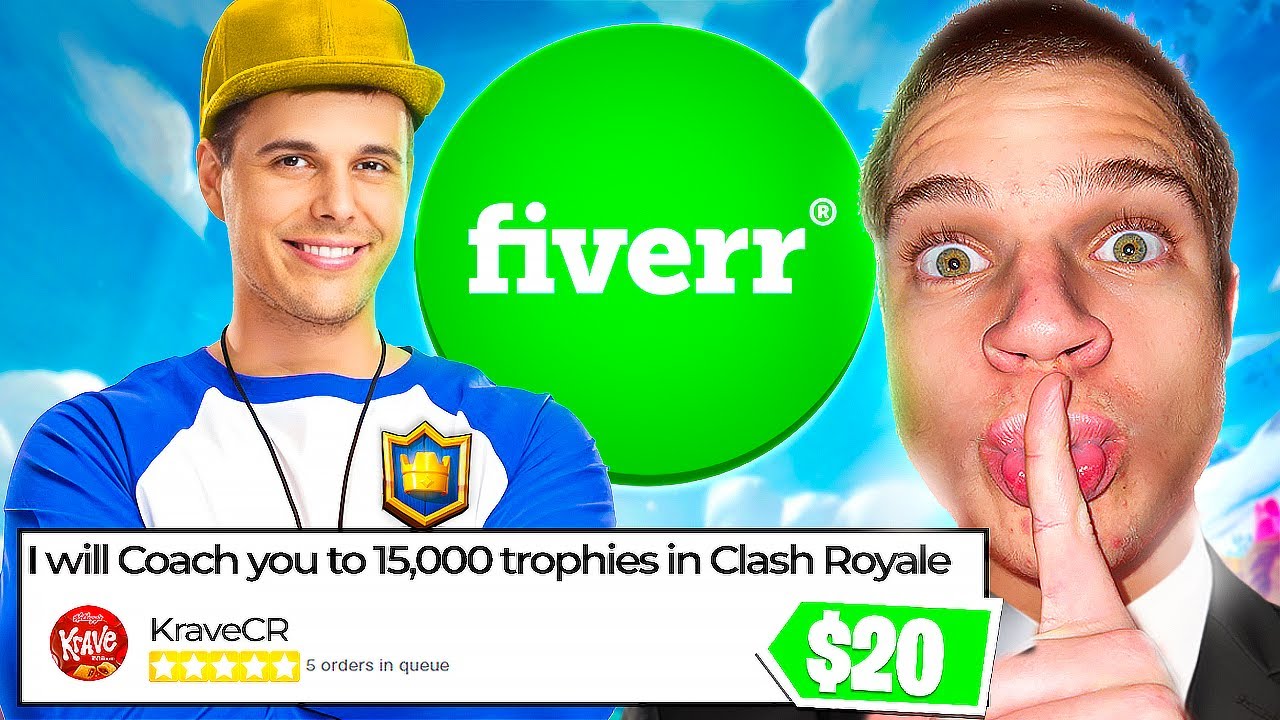 I Secretly Hired a Clash Royale Coach on Fiverr & Challenged Him to a 1v1! 🎮