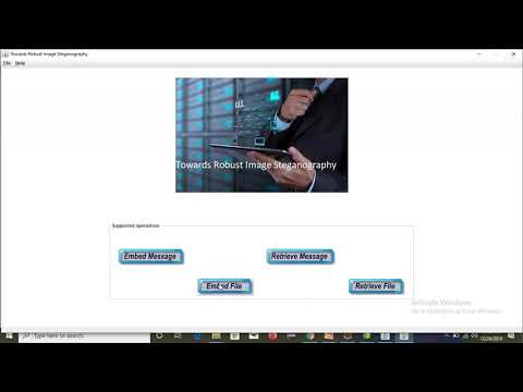 Towards Robust Image Steganography || 2019 IEEE JAVA PROJECT
