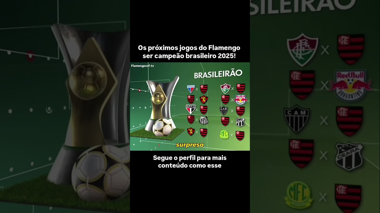 Descubra os Próximos Jogos do Flamengo na Corrida pelo Campeonato Brasileiro 2025 🏆