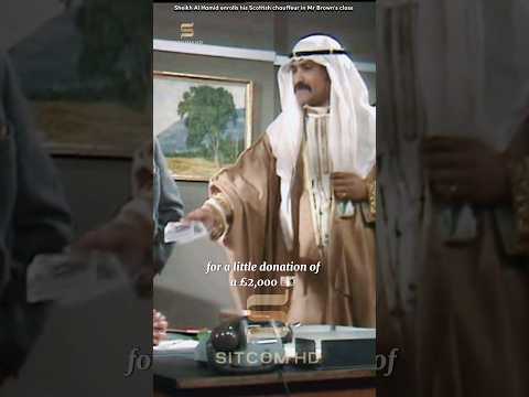 Arab Sheikh enrolls his Scottish chauffeur in Mr.Brown's class | Mind Your Language #comedy #sitcom