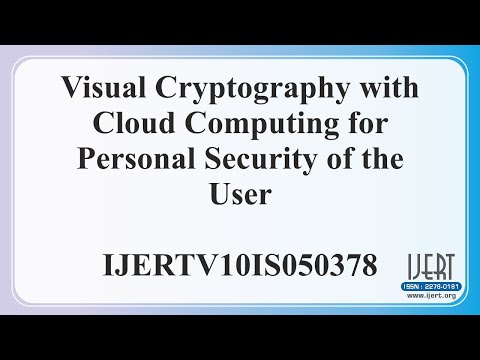 Visual Cryptography with Cloud Computing for Personal Security of the User