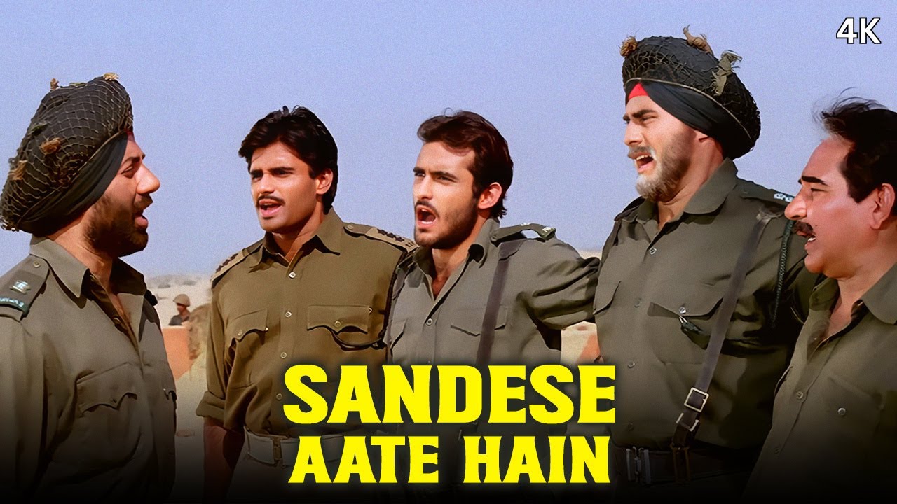 Sandese Aate Hain Full Song 4K | Border | Sonu Nigam | Anu Malik | Patriotic Song