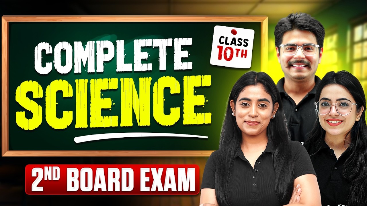 Class 10 Science Marathon 🔥 | Second Board Exams 2026 | Complete Revision in One Shot