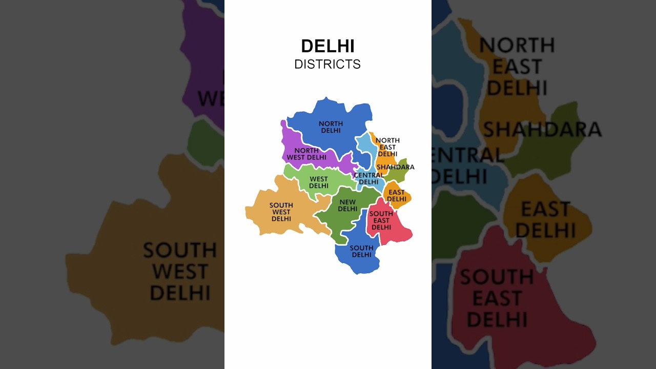 Delhi Districts List 2024 🗺️