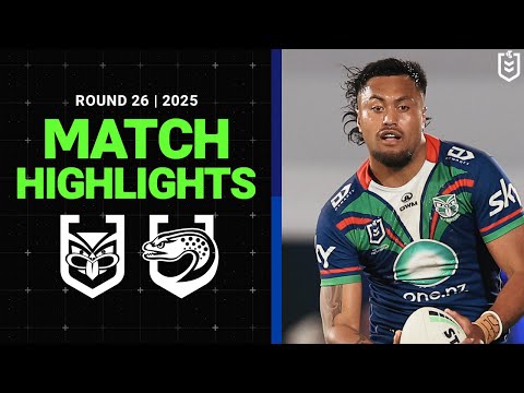 2025 NRL Match Highlights | Warriors v Eels | Round 26