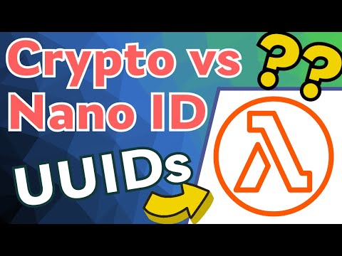 Generate UUIDs with Nodejs for Lambda