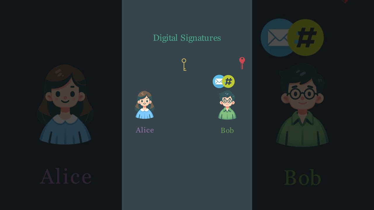 Digital Signatures Simplified in 1 Minute 🔒