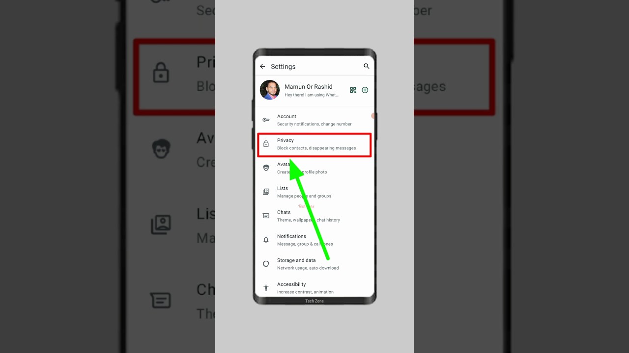 🔐 WhatsApp Privacy Check | How to Review & Manage Privacy Settings in WhatsApp | Tech Zone #shorts
