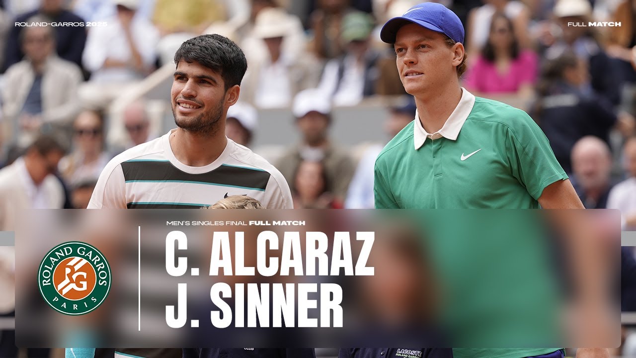 Full match Alcaraz vs Sinner final | Roland-Garros 2025