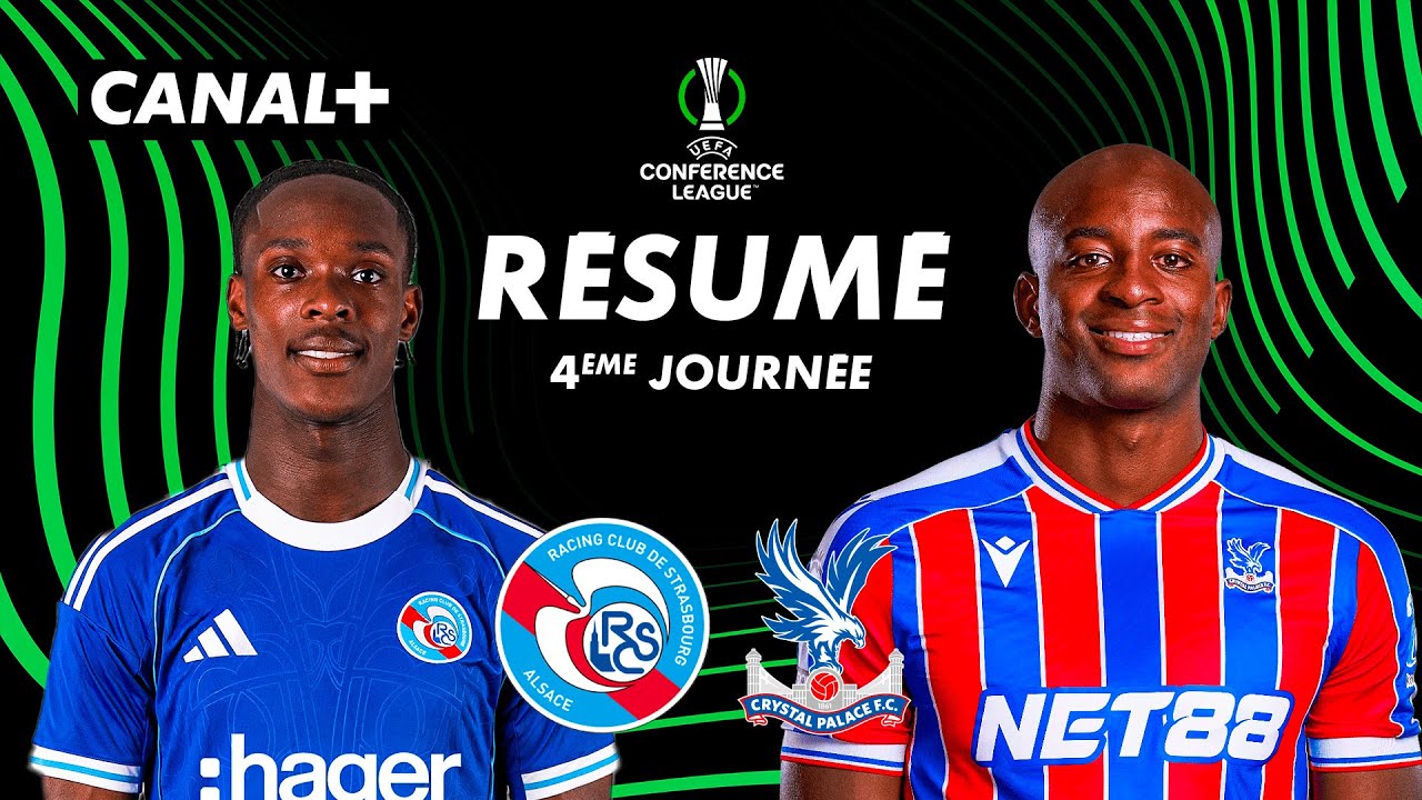 Résumé Strasbourg vs Crystal Palace - Ligue Conférence 2025/26