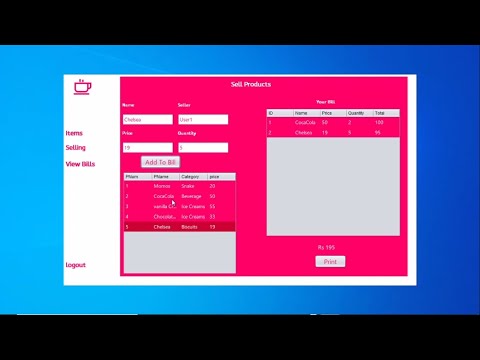 Cafe Management System Using Java and MySQL