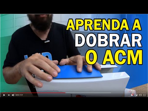 Aprenda a dobrar o ACM, dar acabamento e aplicar VHB