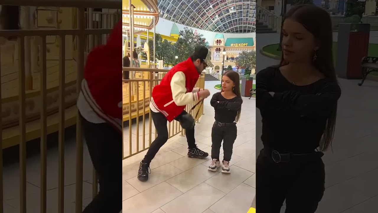 Viral Short: Tiny Girl vs Tall Boyfriend – Who Wins? 🤔