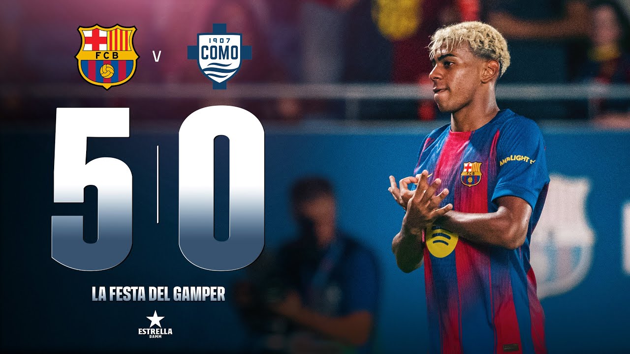 FC Barcelona Dominates Como 5-0 in Joan Gamper Trophy 2025 ⚽
